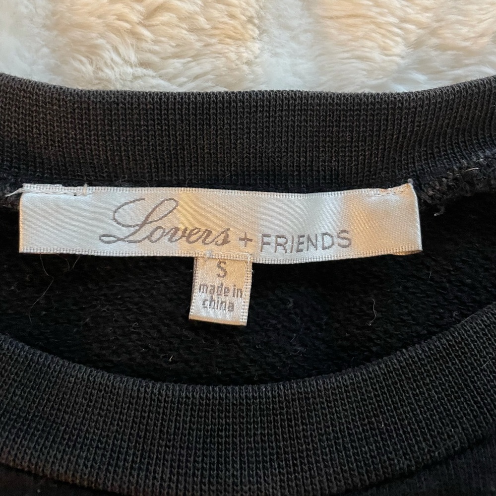 Lovers+friends sweatshirt